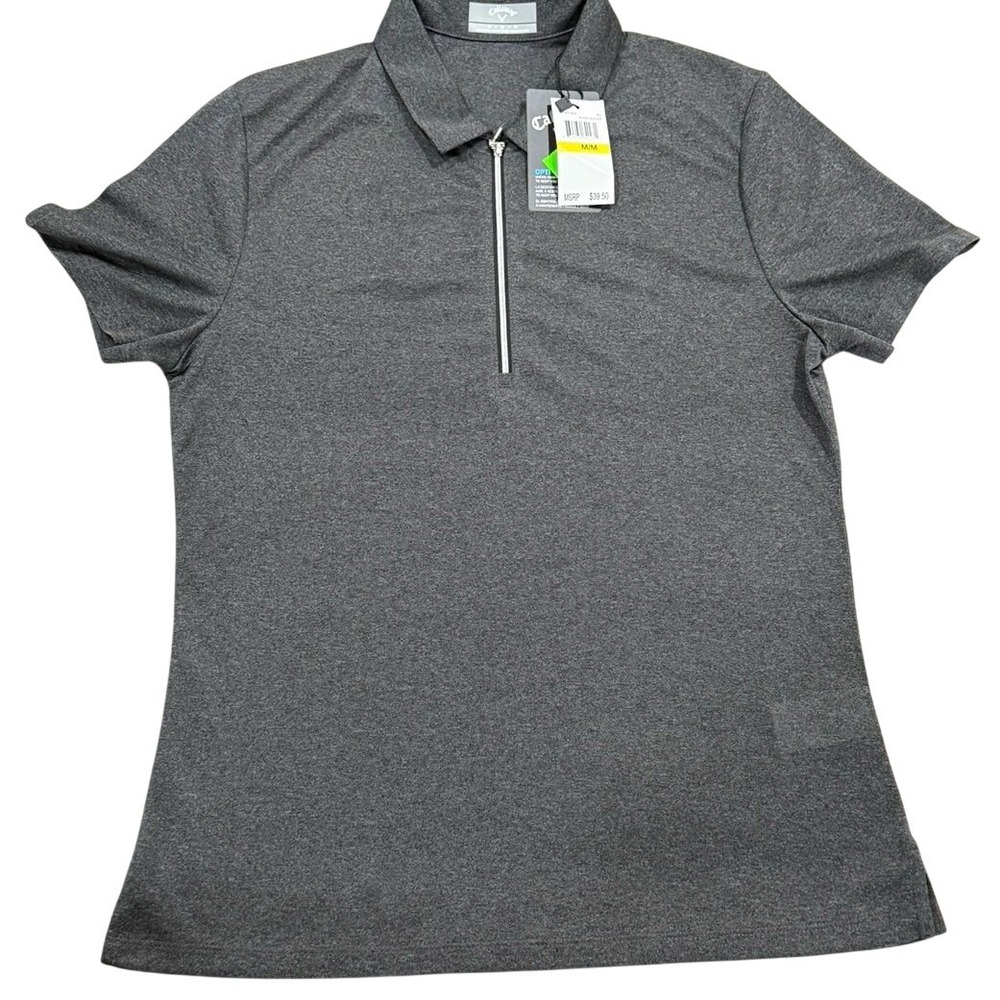 Callaway Golf Polo Quarter Zip Pullover Women's Medium NWT